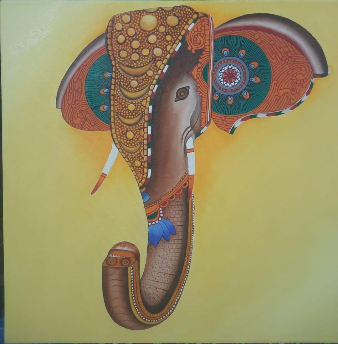 Painting by Kiran Pujari - Signature Canvas
